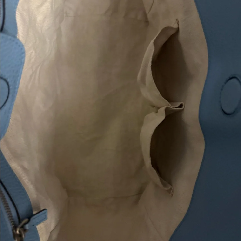 Gucci Swing tote bag in beige/tan pebbled leather EUC - Picture 7 of 7